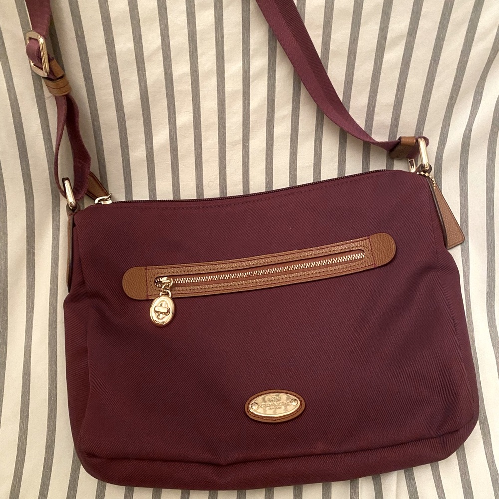 Coach Canvas Sling Crossbody Bag